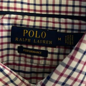 NWT Polo Ralph Lauren Classic Fit Long Sleeve Button Down Performance Shirt, M